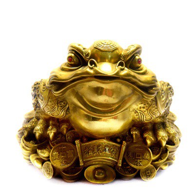 กบคาบเหรียญ ทองเหลื่อง คางคกมงคล กบ3ขา เซี่ยมซู้ lucky pure Brass Feng shui fortune toad พร้อมส่งจาก กทม – โปรปัง