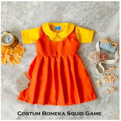 BAJUNIK_PRODUSENBAJUANAK SQUID GAME NEWBORN COSTUME/เสื้อผ้าเด็ก/NEWBORN COSTUME ขนาด NEWBORN-10 ปี