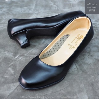 ราคารองเท้าคัทชูนักศึกษา คัทชูทางการ ส้น 1.5 นิ้ว Agfasa รุ่น 63K61 ไซส์ 36-45