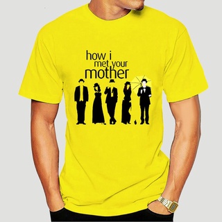 แขนสั้นcrew neckขายดี เสื้อยืดลําลอง แขนสั้น พิมพ์ลาย How I met your mother HIMYM Ted Marshall Robin Barney สําหรับผู้ชา