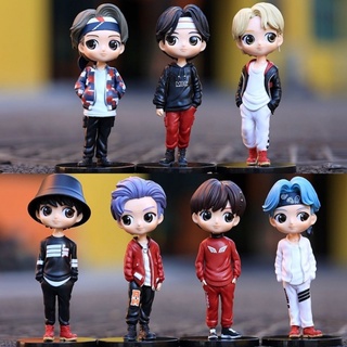 ฟิกเกอร์ Bts Tinytan 7 ชิ้น/เซ็ต