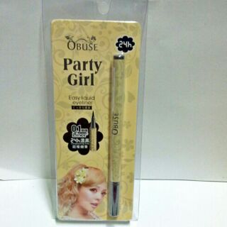 อายไลเนอร์เมจิก Obuse Party Girl เส้นเล็ก 0.1mm 