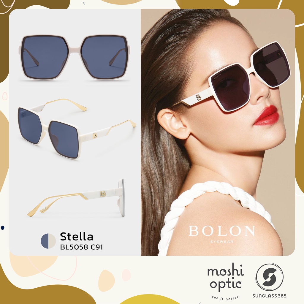 แว่นตา BOLON STELLA BL5058 C91 แว่นกันแดด BOLON ของแท้ ประกันศูนย์ไทย Moshi Optic
