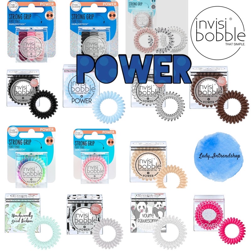 Invisibobble รุ่น Power แท้พร้อมส่ง รุ่นผมหนา