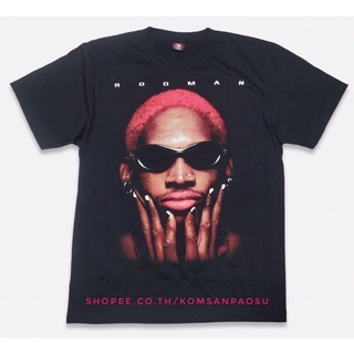 คอตต้อนคอกลม✈❍♂เสื้อยืด rodman dennis rodman tshirts เสื้อ rodman dennis เสื้อบาสเกตบอล เสื้อยืดไซส์ยุโรปS-5XL