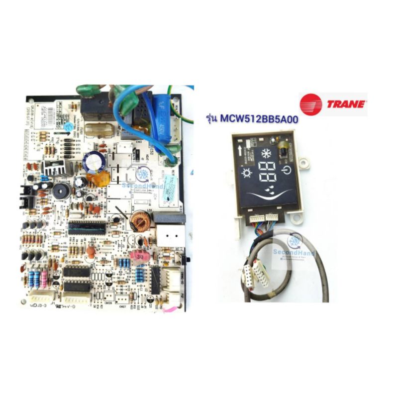 แผงวงจรแอร์เทรน TRANE รุ่น MCW512BB5A00  อะไหล่แท้มือสอง