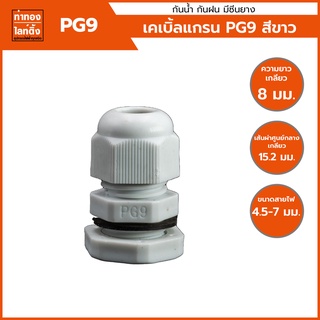 เคเบิ้ลแกลนไนลอน CABLE GLAND PG