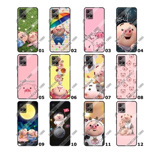 Vivo Y21 2021 Y21s Y21T Y33s (ใช้เคสตัวเดียวกัน) เคสสกรีน เคสมือถือ รามลาย หมู การ์ตูนหมู พร้อมส่ง