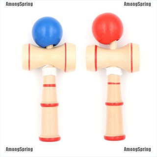 ท่ามกลางฤดูใบไม้ผลิ☆ Kendama Ball ของเล่นไม้ สไตล์ญี่ปุ่น