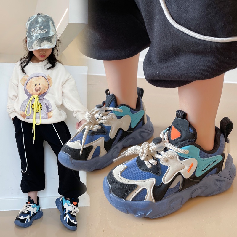 Kidszone รองเท้าผ้าใบเด็กผู้หญิง ผูกเชือก รุ่น YN5188