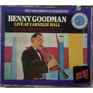 CD ซีดีเพลง Benny Goodman Live At Carnegie Hall แผ่นคู่ ลิขสิทธิ์