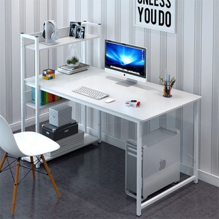 โต๊ะสำนักงาน โต๊ะทำการบ้าน  Computer Desk  แข็งแรง ทนต่อการกัดกร่อนของสนิมได้ดี  Alizaamall