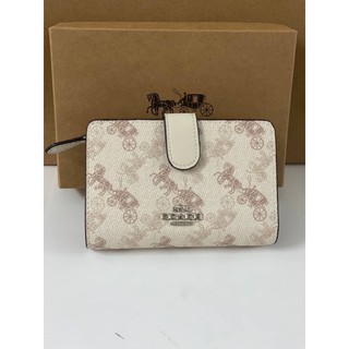 COACH Medium corner zip wallet