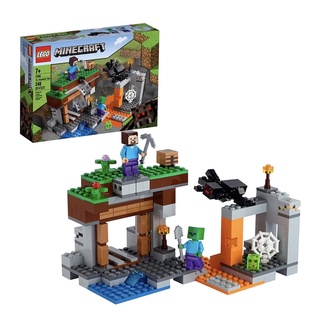 LEGO Minecraft The Abandoned Mine 21166 Zombie Cave Battle Playset with Minecraft Action Figures , (248 Pieces)