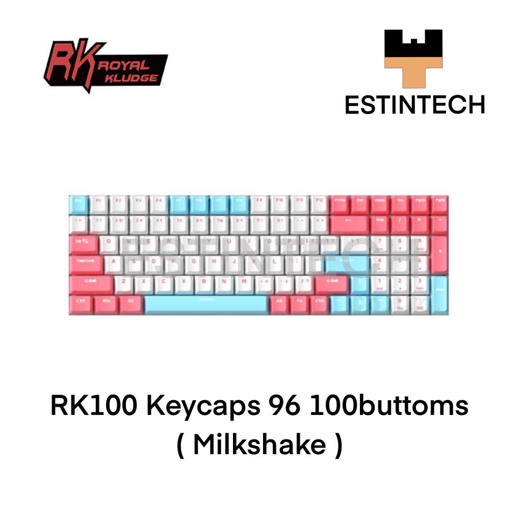 Keycap (คีย์แคป) RK100 Keycaps 96 100Buttons (Milkshake) ของใหม่