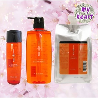 Lebel IAU Cleansing Clearment Shampoo 200/600/1000 ml แชมพู ดีท๊อกซ์ และปรับสมดุลย์หนังศีรษะ สำหรับผมเส้นเล็ก