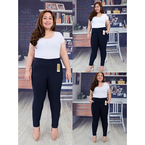 กางเกงขายาว กางเกงทำงาน 6XL 7XL 8xl  9xl เอว28-48  ผ้าเกาหลี กางเกงสาวอวบ สินค้าพร้อมส่ง.