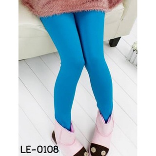 กางเกงเลกกิ้งเด็กผู้หญิง ขายาว สีฟ้า LE0108 Size 90