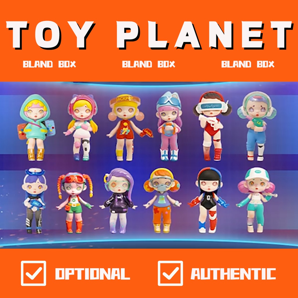 [TOY PLANET] ART TOY Cyberpunk Night Series Laura Blind Box ของเล่นตุ๊กตาของขวัญน่ารัก