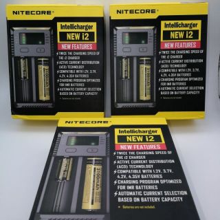 i2 เครื่องชาร์จอัจฉริยะ​คุณภาพ​ของแทั 1 00% Nitecore New i2 ชาร์จได้ ครั้งละ 2 กัอน