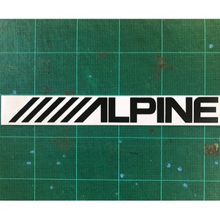 ALPINE สติ๊กเกอร์แต่งรถยนต์ 1 ชิ้น