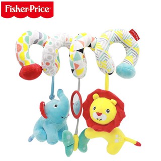 *ของแท้* Fisher Price โมบายผ้า โมบายแบบเกลียว รูปช้างและสิงโต