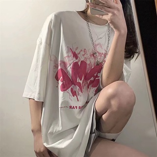 Short-sleeved 2022 new mens summer all-match Korean version ins tide high street retro loose casual round neck T-shirt