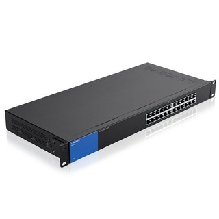 Linksys LGS124 Switch 24-Port Gigabit Ethernet Unmanaged, 32 Gbps Bandwidth, Metal Enclosure