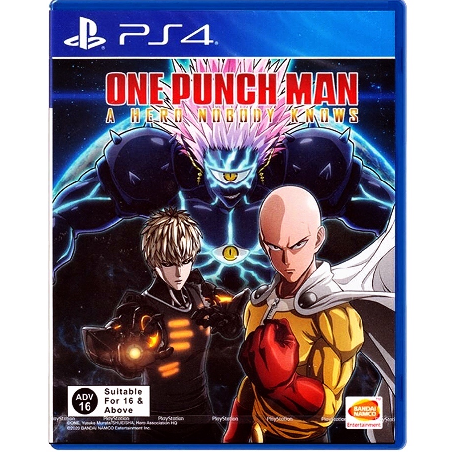 PS4 One Punch Man: A Hero Nobody Knows (Zone3/Asia)( English ) แผ่นเกม ของแท้ มือหนึ่ง มือ1 ของใหม่ ในซีล