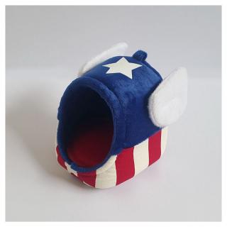 KPS Captain America Dome โดมนอนสำหรับกระต่าย ชูการ์ไกลเดอร์ แพรี่ด็อก ลายกัปตันอมเริกา (M, L, XL)