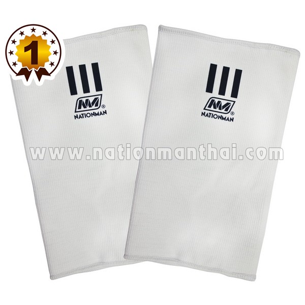 สนับเข่าสีขาว(knee-youth) ไซส์เด็ก สำหรับฝึกซ้อม NO.J541