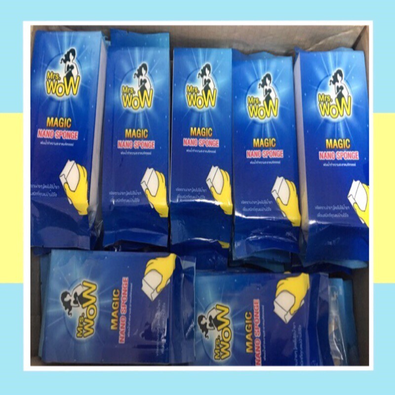 ฟองน้ำ Mrs.wow ฟองน้ำมหัศจรรย์