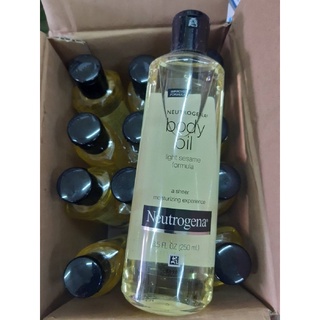 Neutrogena Body Oil Light Sesame Formula 250 ml ออยทาผิว