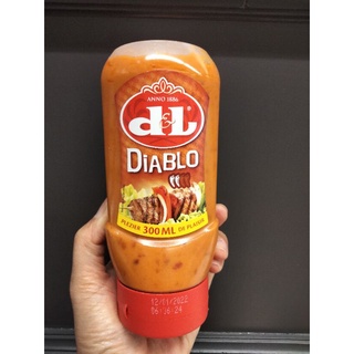 D&amp;L Diablo ซอสสำหรับย่างและทอด ดี แอนด์ แอล 300 มิลลิลิตร