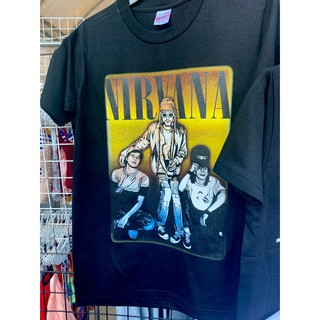 NR143 เสื้อยืดวงร็อค NIRVANA เนวานา เสื้อวง เสื้อยืดเนวานา เสื้อวินเทจ