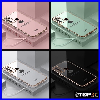 เคส Vivo Y50 เคส Vivo Y30 Y50 เคสโทรศัพท์มือถือลายใบเมเปิ้ลสําหรับ FY