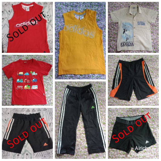 ✔พร้อมส่ง✔เสื้อผ้าเด็กมือสองสภาพดีส่วนใหญ่ของadidas