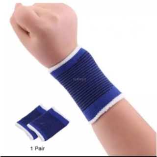 ผ้ารัดข้อมือ WRIST  SUPPORT กล่องละ 2 ชิ้น/คู่ ซับเหงื่อ ป้องกันการบาดเจ็บข้อมือจากการเล่นกีฬาหรือทำงานหนัก  no.6803