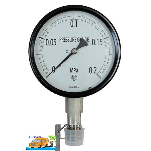Pressure gauge BE10-143 AU1 / 2 100 × 0.2 MPa / NAGANO KEIKI / NKS