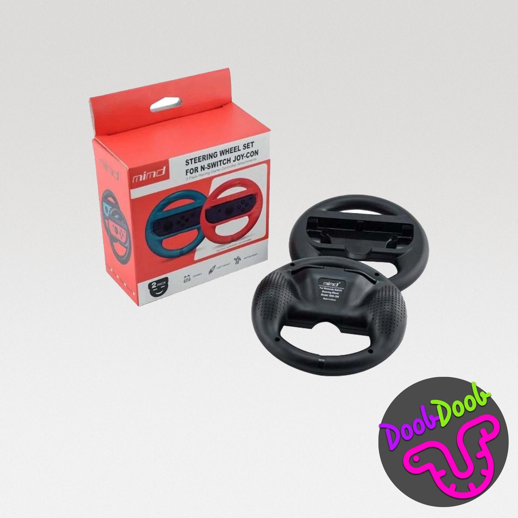 mimd Steering Wheel Set For N-Switch Joy-Con - 2 Pack อุปกรณ์เสริมจอยพวงมาลัย [ มือสอง ]