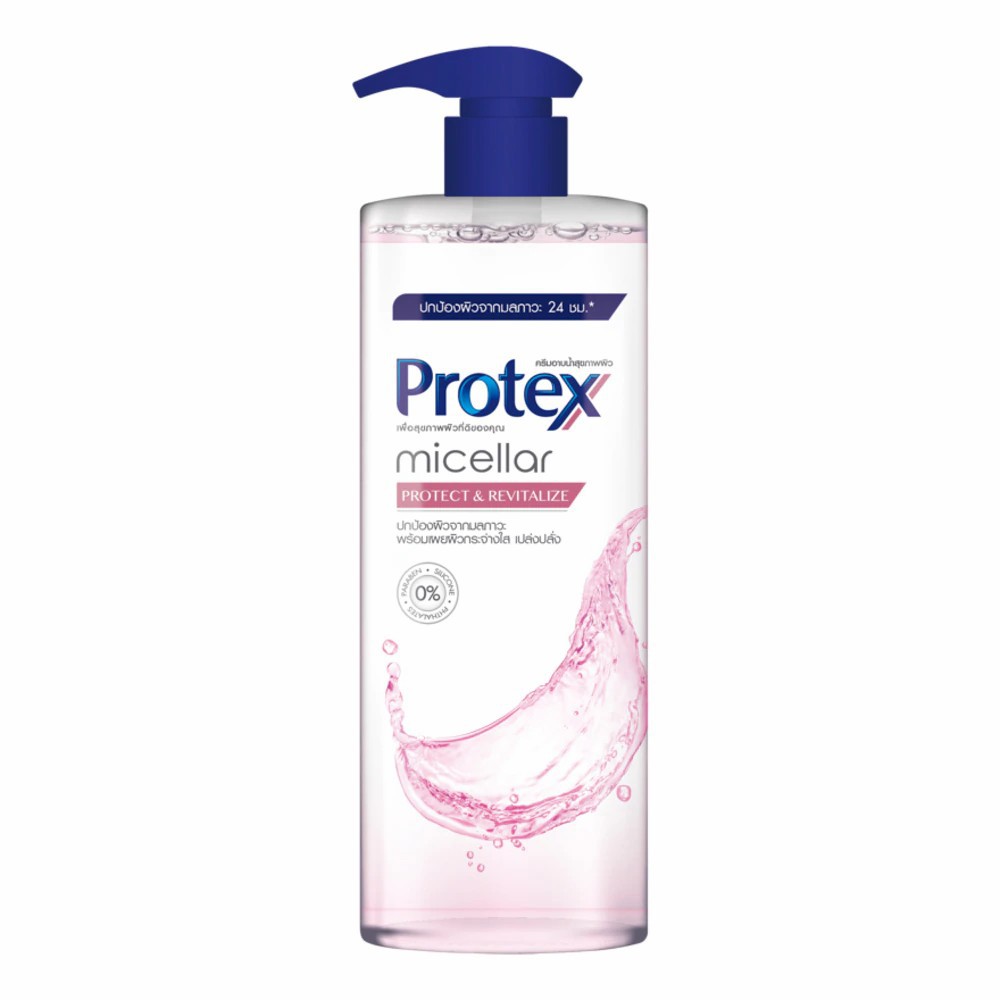 Protex Micellar Protect &amp; Revitalize โพรเทคส์ ครีมอาบน้ำ ไมเซล่า โพรเทค แอนด์ รีไวทัลไลซ์ 475 มล.