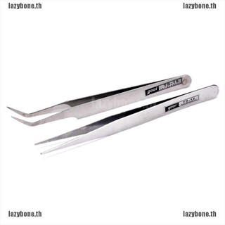Lbx แหนบสเตนเลส สําหรับคีบ เท็จ 2 ชิ้น