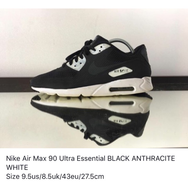 Nike Air Max 90 Ultra Essential BLACK ANTHRACITE WHITE