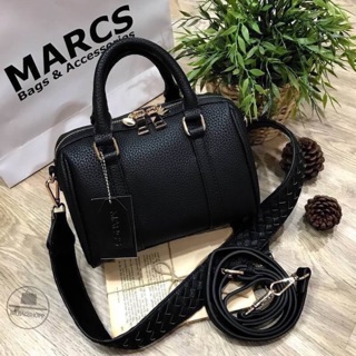 MARCS WOMAN BOWLING BAG WITH 2 STRAPS (outlet) สีดำ