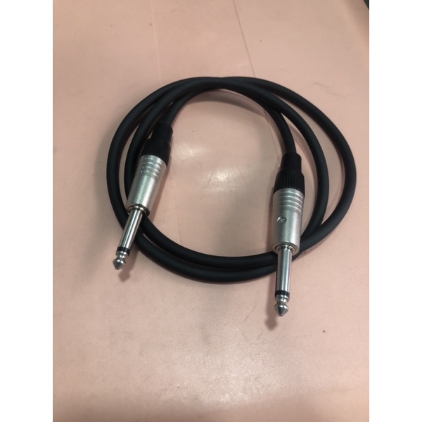 สายแจ๊คโมโนหัวท้ายแบบชุด2เส้นทำจากสายชีลสเตอริโอwiremanหัวของmitsumi