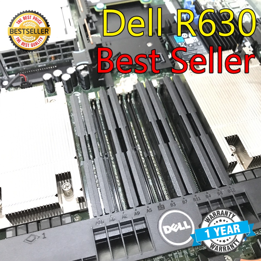 (ส่งฟรี รับประกัน 1 ปี ออก vat ได้) Dell Server R630 CPU E5-2620V32 ...