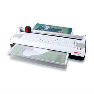 เครื่องเคลือบบัตร (A3) เคลือบเอกสาร เคลือบสูงสุดได้เท่ากระดาษ A3 พร้อมเครื่องตัดมุมเอกสาร รุ่น 381 (มีสินค้าพร้อมส่ง)