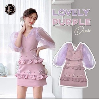 blt งานสะสม sizeS มือ1 lovely purple dress