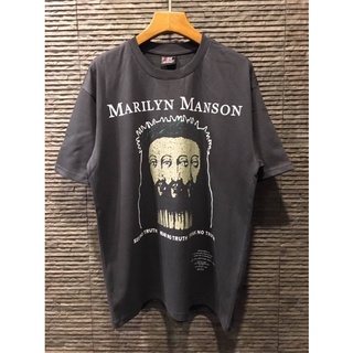 เสื้อยืด Fear of god Marilyn Manson T-shirt การันตีความเหมือนที่สุดให้เลยถ่ายสดจากสินค้าจริง100% Size S / L