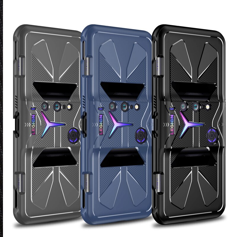 Lenovo Legion Duel 2 สําหรับ Lenovo Legion 2 Pro 2 5G กันกระแทก Cross Design กระจายความร้อนสําหรับ L